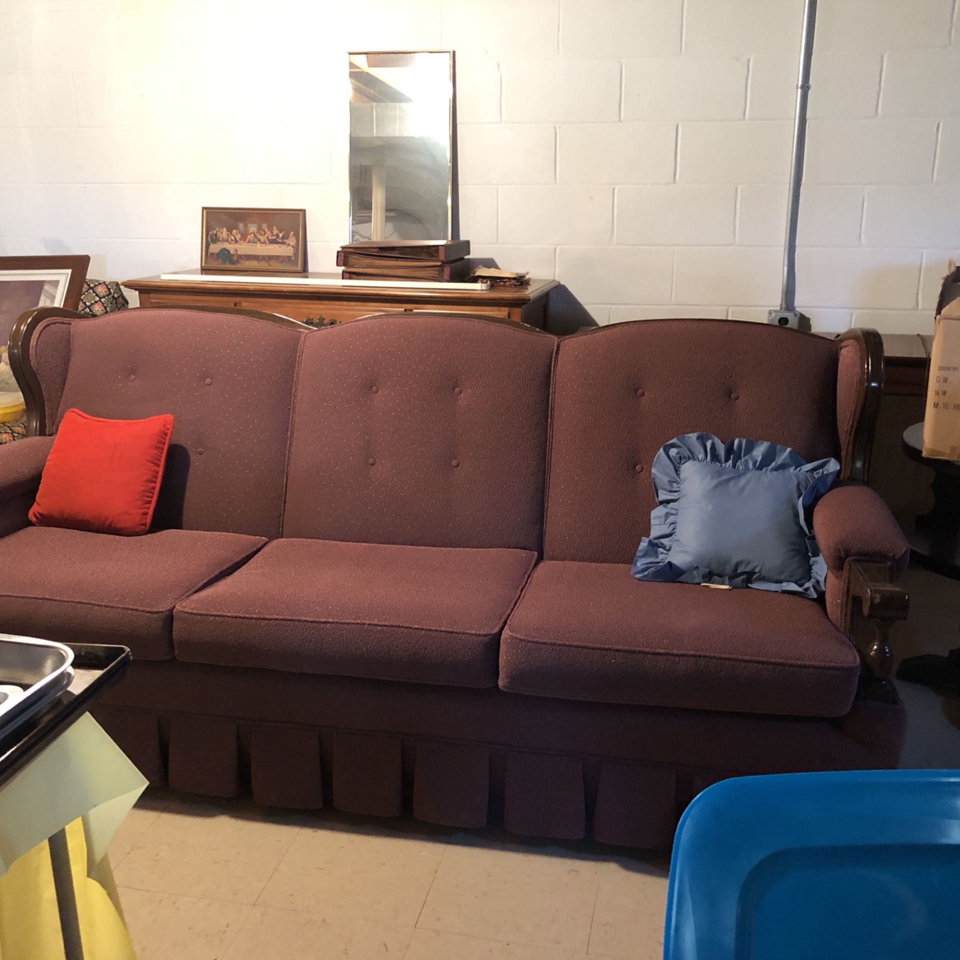 Couch  , 3 Odd Chairs 