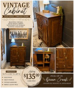Beautiful Solid Wood Ice Box Entry Cabinet