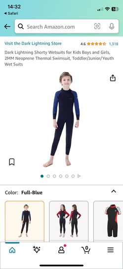 Boys Wet Suit Brand New In Box  Size 4