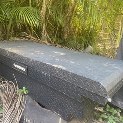 	Husky 61.86 Matte Black Aluminum Low Profile Crossbed Truck Tool Box