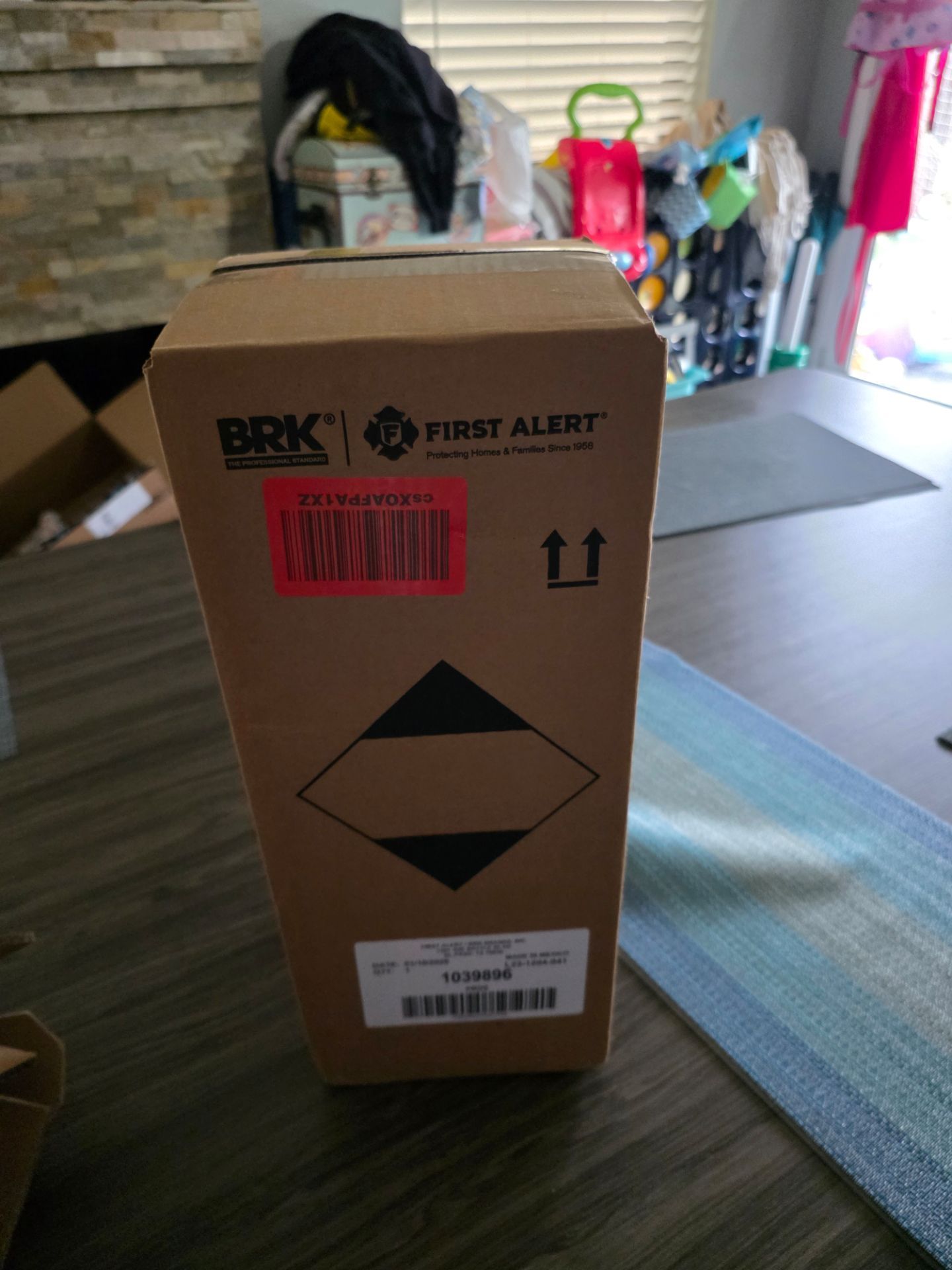Two 5 lb fire extinguishers