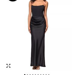 Macys Corset Black Dress