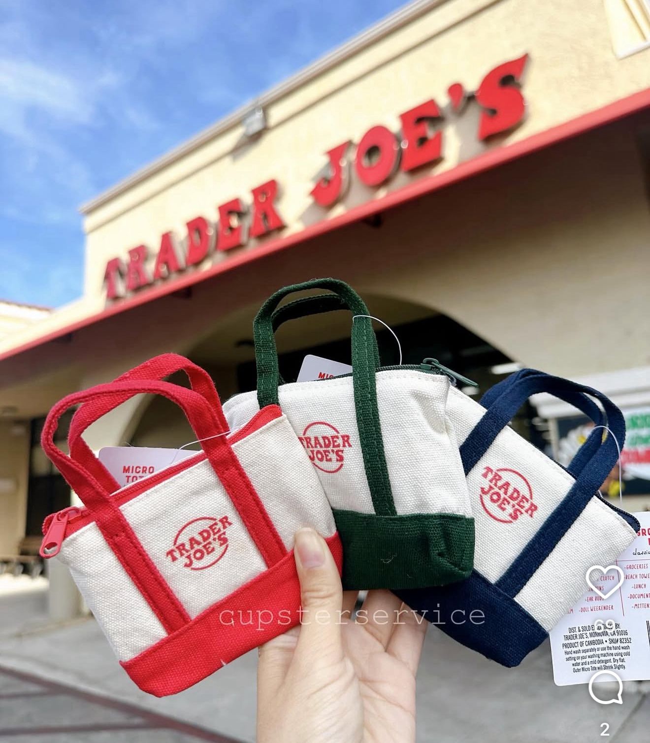 Trader Joe's These MICRO canvas