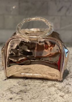 Ladies Night Out Metallic Gold Handbag 