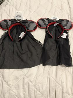 Disney Darth Vader Ears With Veil