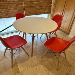All-modern Dining Table With 4 Chairs