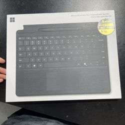 Microsoft Surface Pro Keyboard with Slim Pen 2 Bundle for Pro Copilot+ (11th Edition), Pro 9 and Pro 8, Alcantara Material, Black
