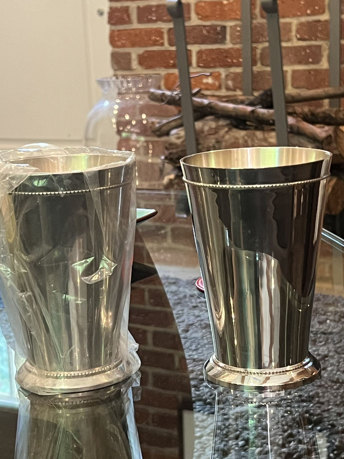 New In Box Brass Art Vases 6 Tall By 4 Inches Wide