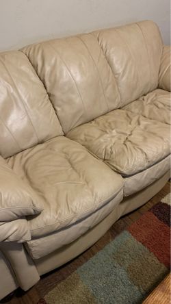 Leather couch