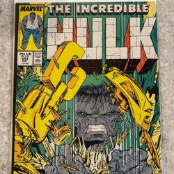 Incredible Hulk #343 Todd McFarlane Cover 1988 Marvel Comics Cooper Age
