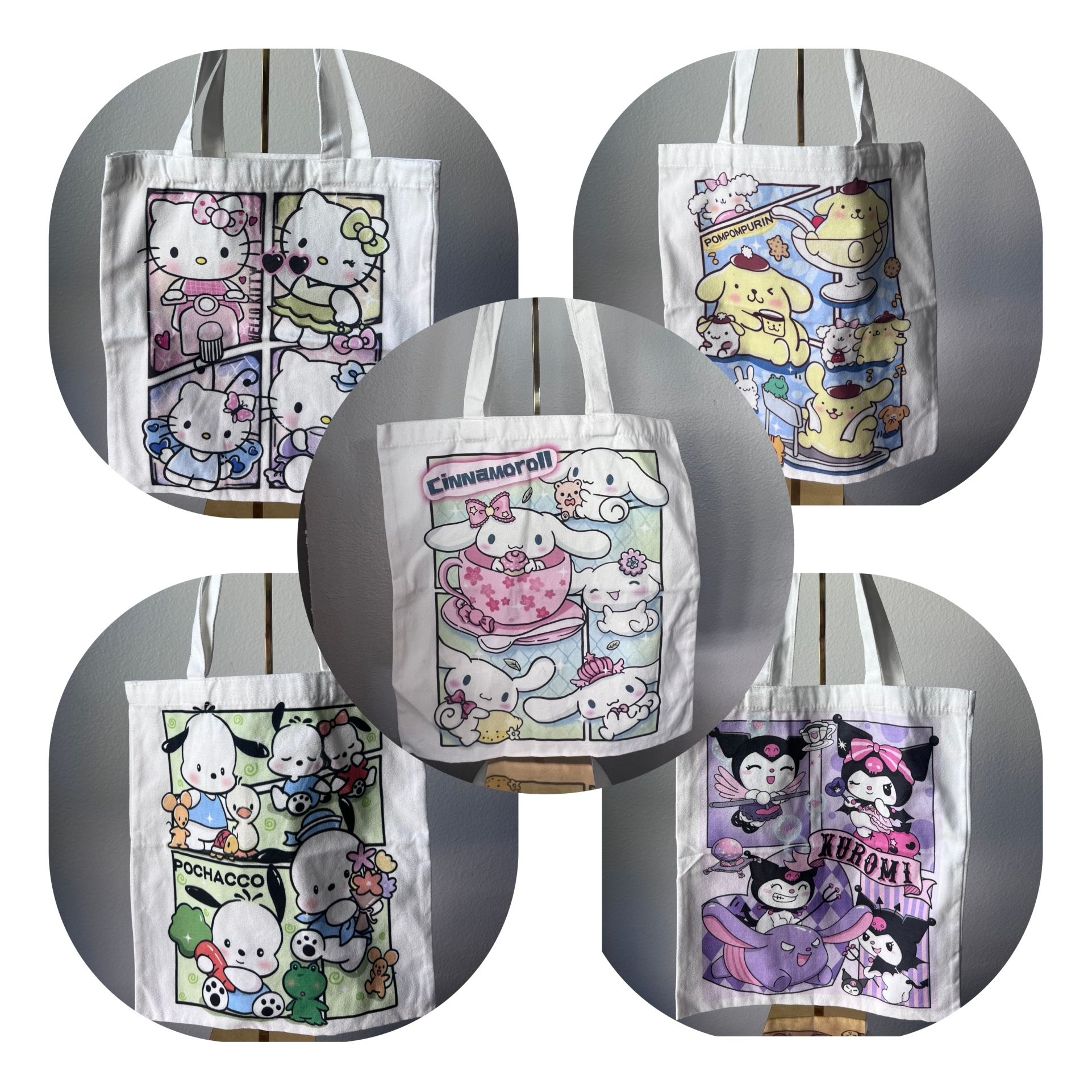 Sanrio Canvas Totes