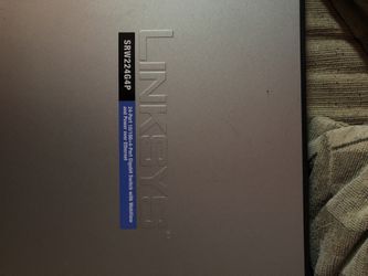 Linksys SRW224G4P 24 port Switch