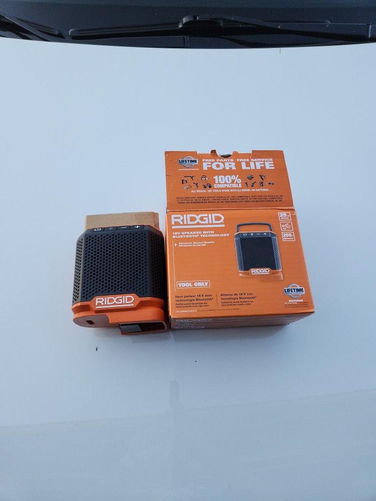 Rigid 18v Bluetooth Speaker