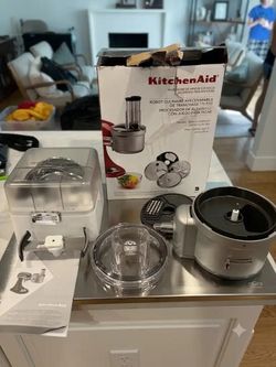 KitchenAid Food Processor Attachment with Dicing Kit (KSM2FPA) - Complete Box Set