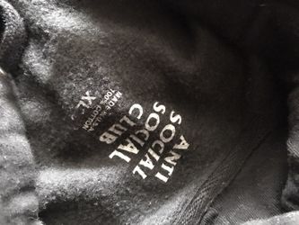 Anti social hoodie