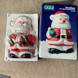 Santa Cookie Jar