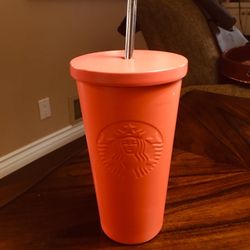 Starbucks Limited Edition Stainless Steel  Mug With Stainless Steel  Straw 