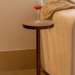 Small Pedestal End Table