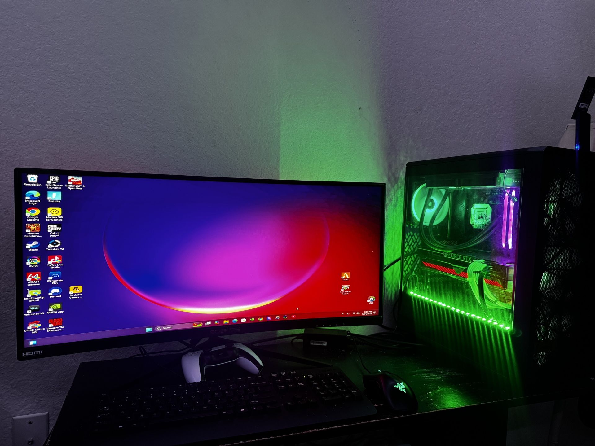 Gaming PC – Ryzen 5 7600X + RTX 3070 Ti + 32GB RAM + 3.6TB Storage