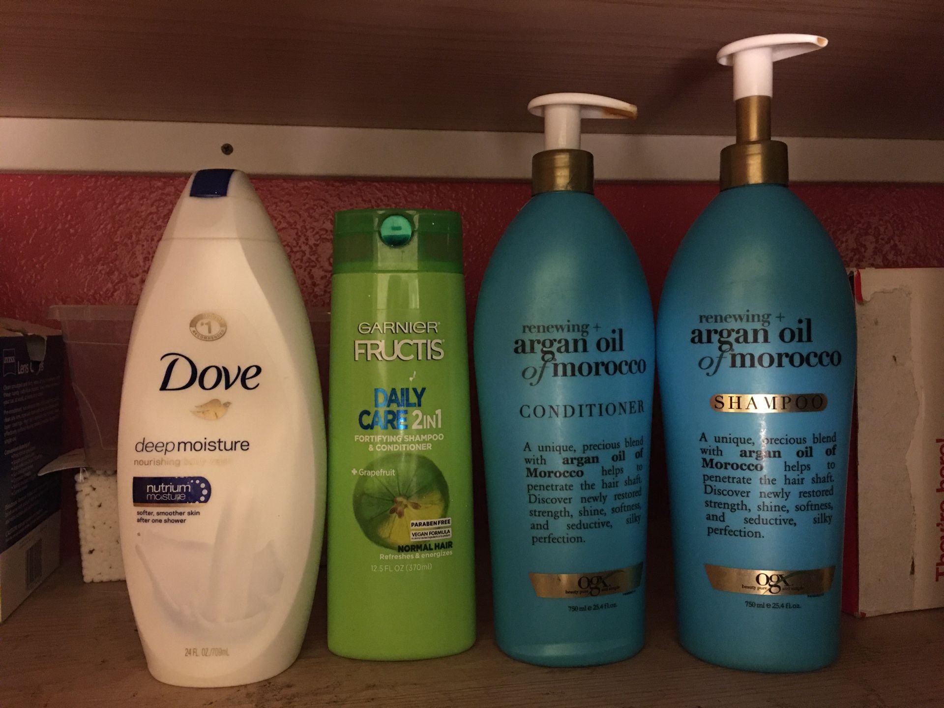 Assorted shampoo and body wash - opened - PENDING