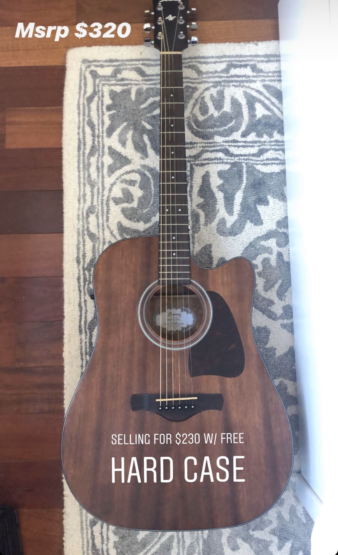 Ibanez electric acoustic guitar