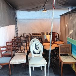 CHAIRS CHAIRS AND MORE CHAIRS 25$ EACH