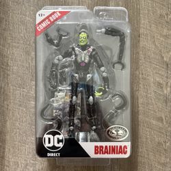 In Hand, Brand New, Never Opened - McFarlane - DC Direct - Superman Ghosts of Krypton - Braniac - 6” Inch Action Figure - Platinum Chase Edition