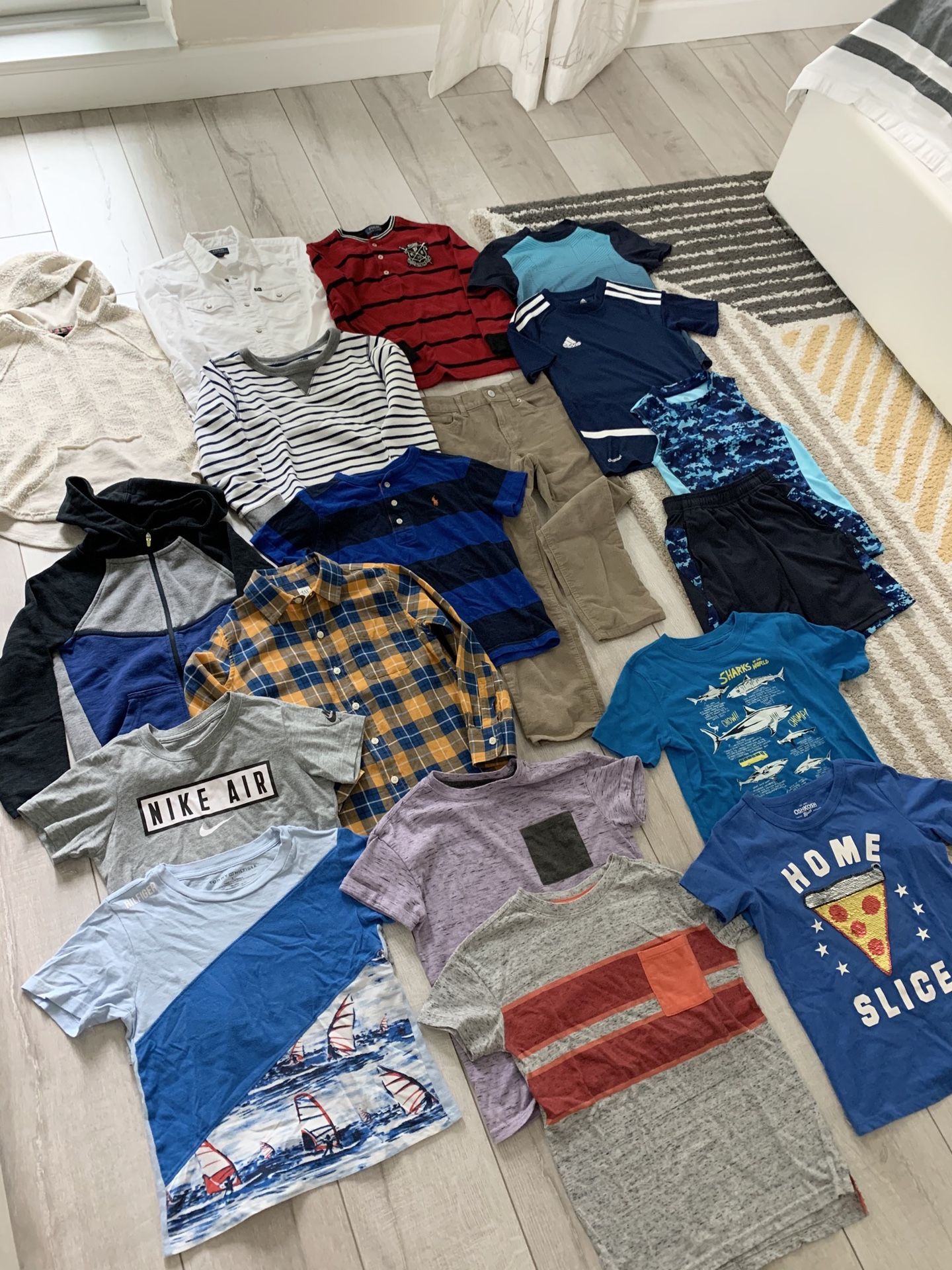 Kids boy’s clothes, 6-7 years old, 18 pieces