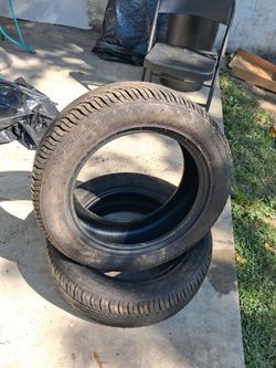 Set of 2 Used Car Tires 205/55R16