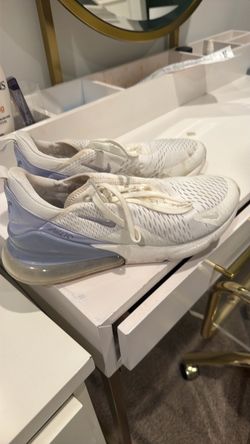 Nike Air Max 270 White Blue Sneakers size 12