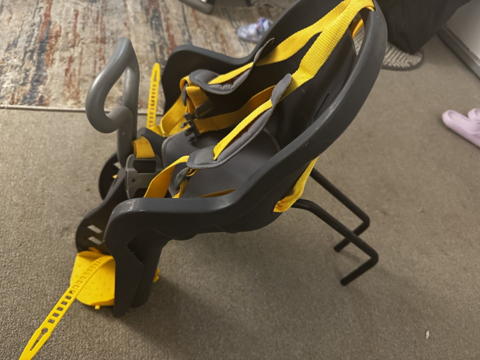Child Bike Seat, Adjustable to Fit Kids Bicycle Child Seat Front for