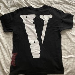 VLONE x NAV Good Intentions Black/Red T-Shirt Size Medium Authentic