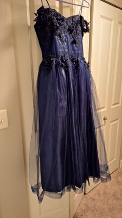 Size 16 Gorgeous Navy Formal Dress