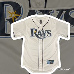 Vintage Rays Majestic Jersey Embroidered Logo- customizable SZ Small