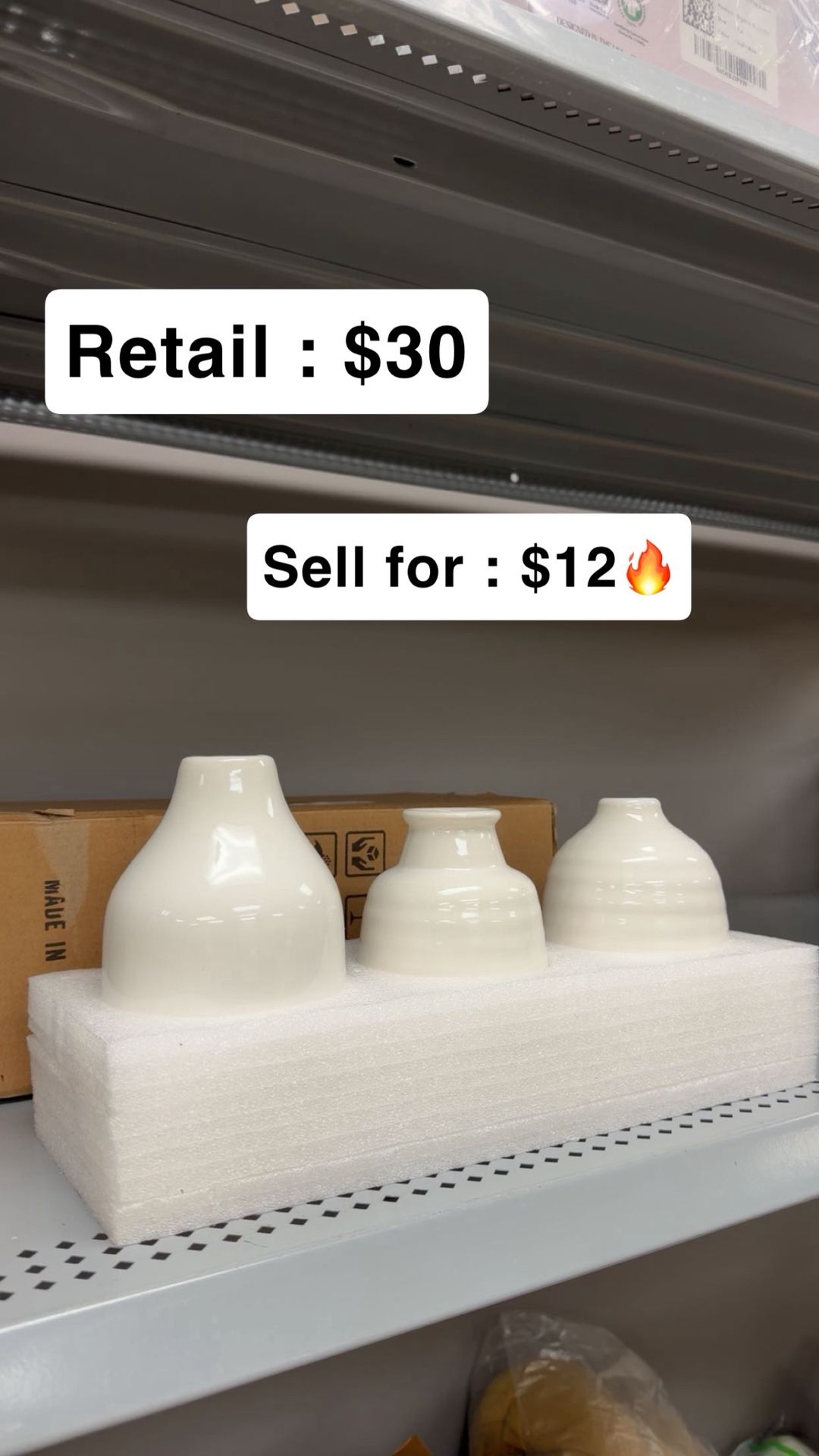 Modern White Ceramic Vase Set β Only $12 π₯