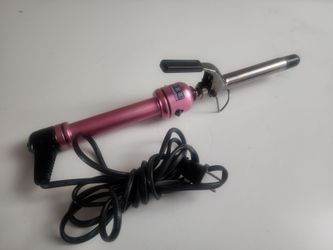 Hot Tools PINK TITANIUM  Curling Hair Iron with Features Multiple Heat Settings up to 450° F