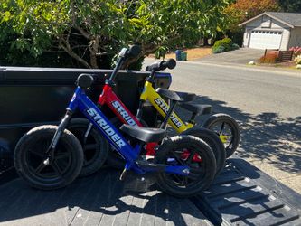 Child Kid Children Strider Balance Bike 12” Wheels Bicycle Tricycle Trike like New $65 Each