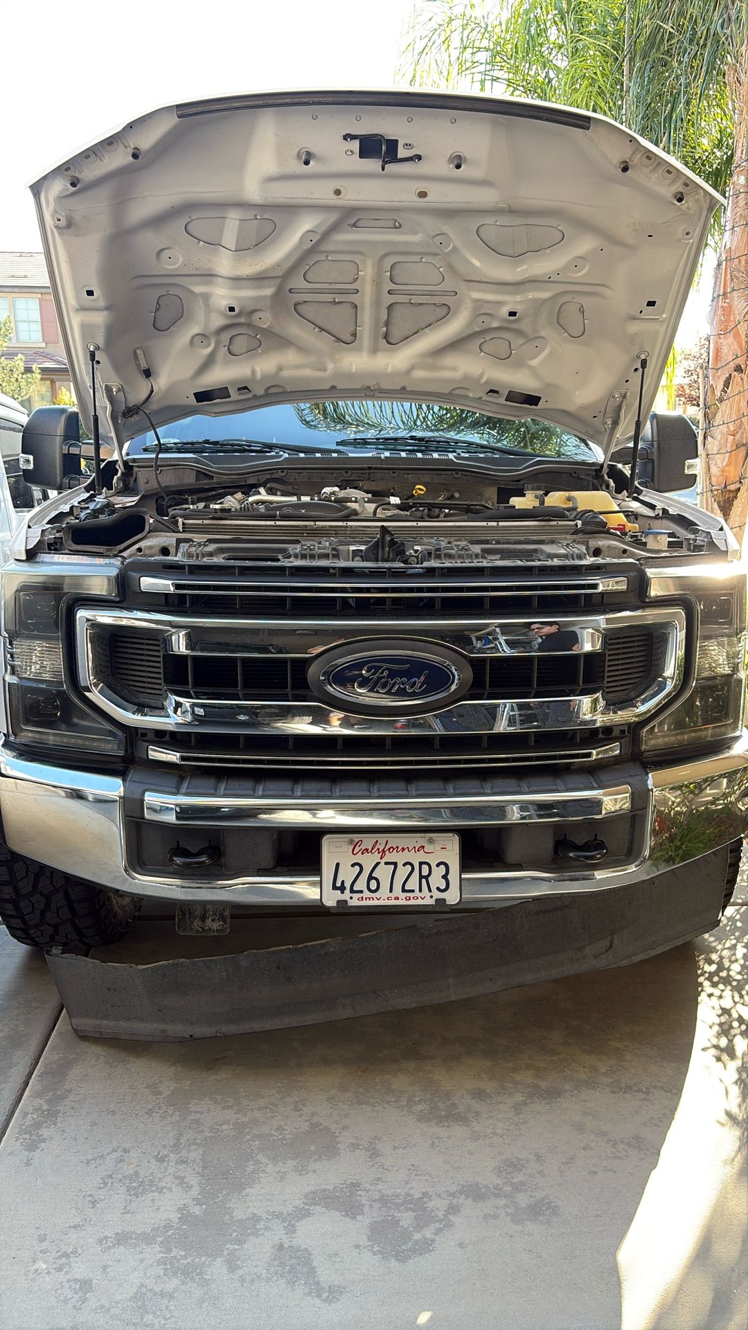F250 Front Grill Chrome O.E. Used