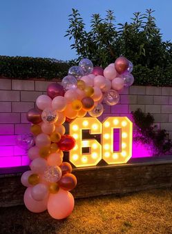 Marquee Number Lights