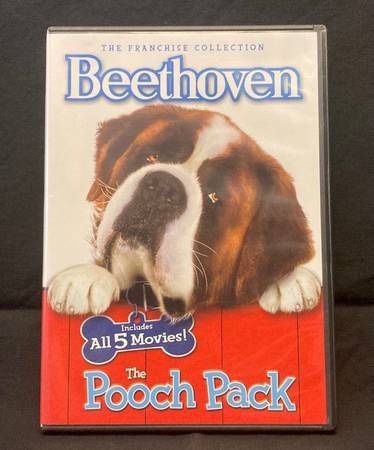 Beethoven The Pooch Pack 2 disc DVD set 5 movies Charles Grodin John Laroquette
