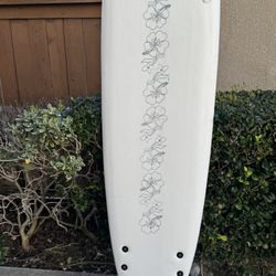 Surfboard Girl On The Curl 8ft Foam 