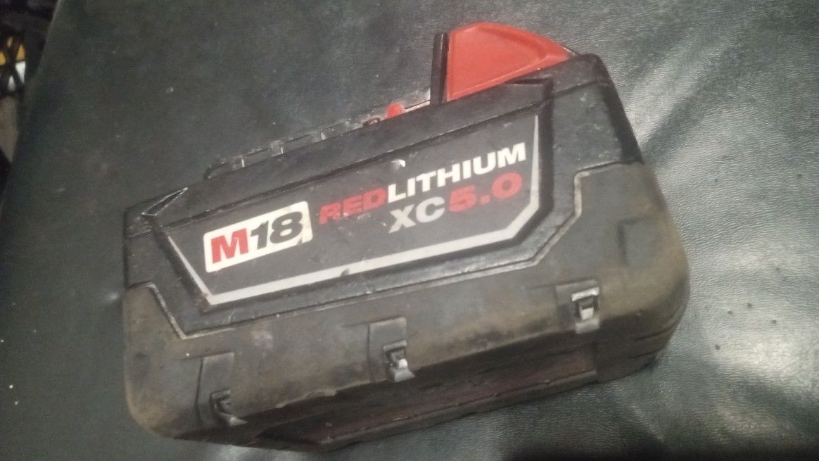 Milwaukee M18 Red Lithium XC 5.0 Battery