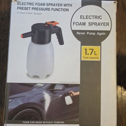Electric Car Wash Spray Bottle, Rechargable