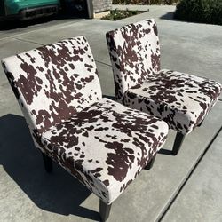 Accent Chairs (2) Pair 