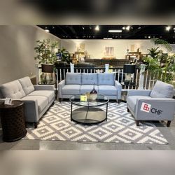 3 Pc Livingroom Sofa set (Sofa  + Loveseat + Chair)