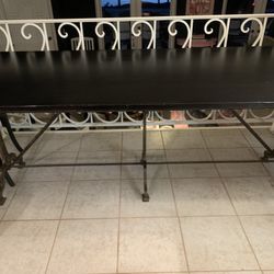 Restoration Hardware Metal Top Table