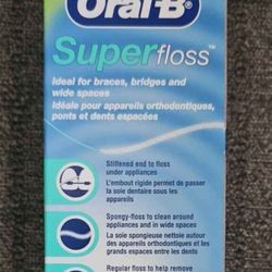 Oral-B Superfloss For Braces/Wide Spaces