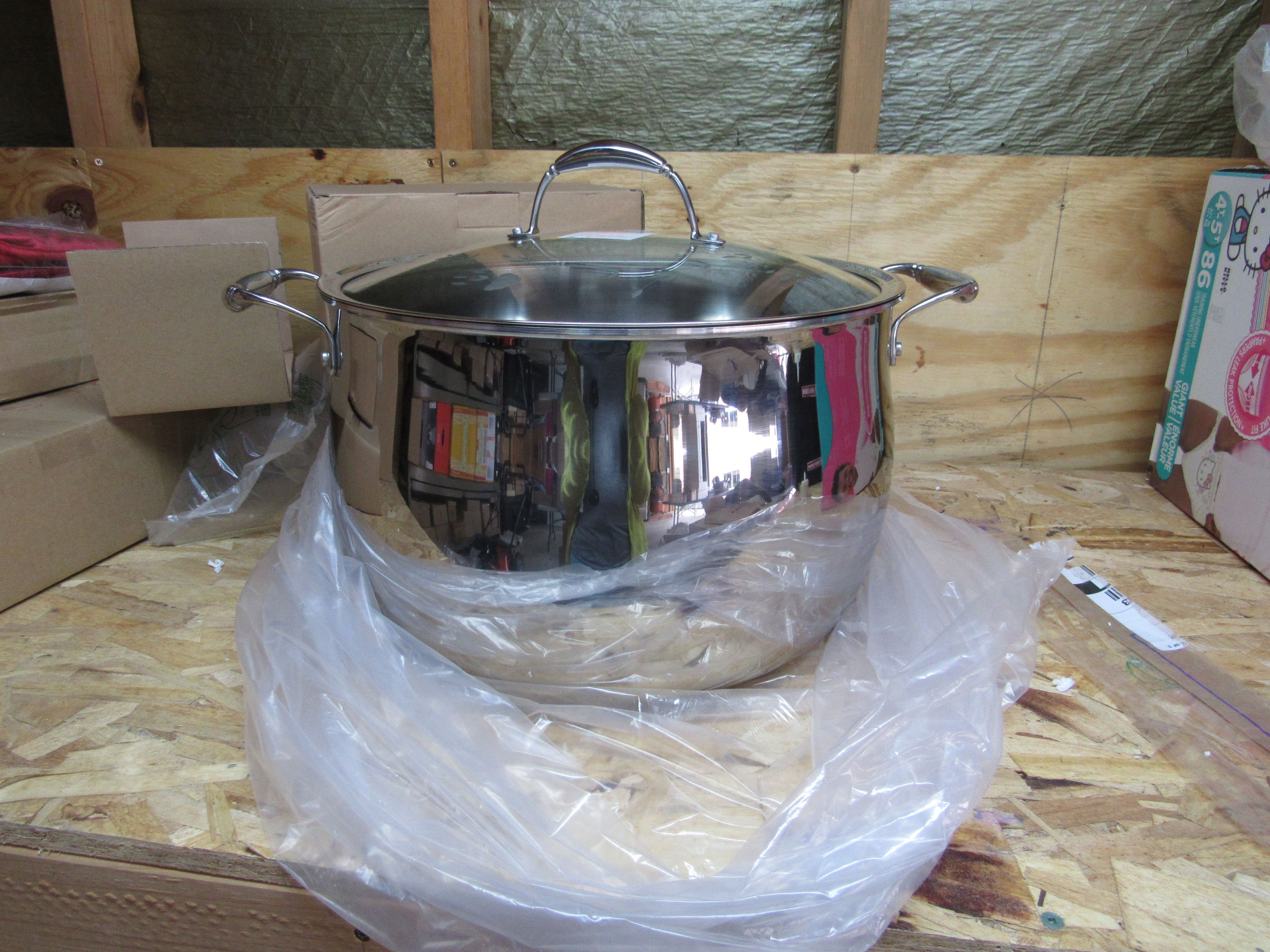 PRINCESS HOUSE TRI-PLY STAINLESS STEEL 22-QT. STOCKPOT (5701)