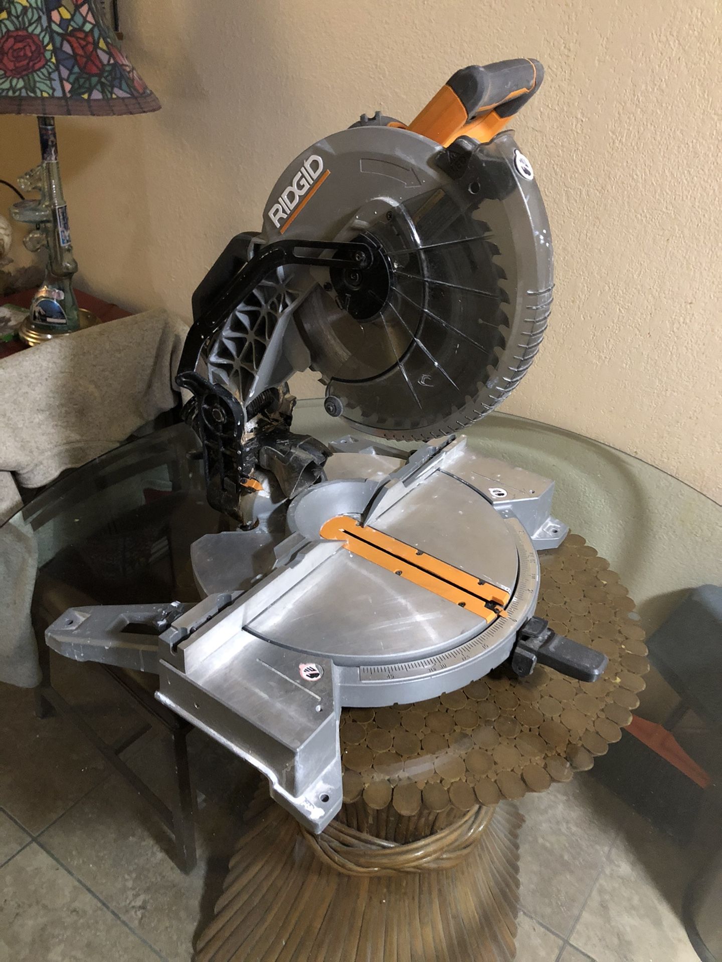 RIDGID 12” Dual Bevel Miter Saw