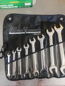 8 Piece Black Hawk PROTO Wrench Set